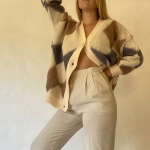 Oversized cardigan sweater